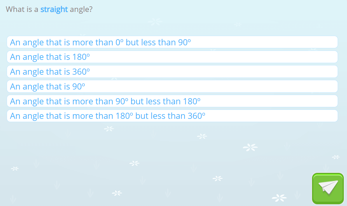 straight angle activity