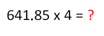 multiplication with decimals