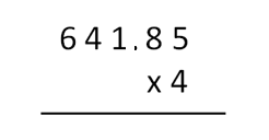 multiplication with decimals