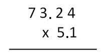 multiplication with decimals