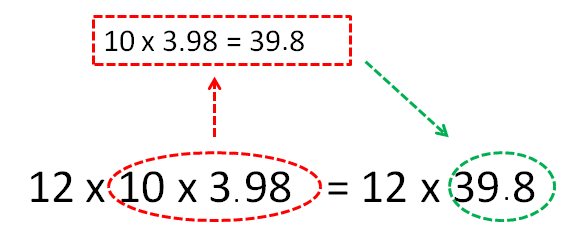 multiplication with decimals