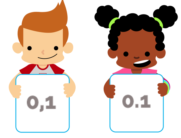 Decimal separators