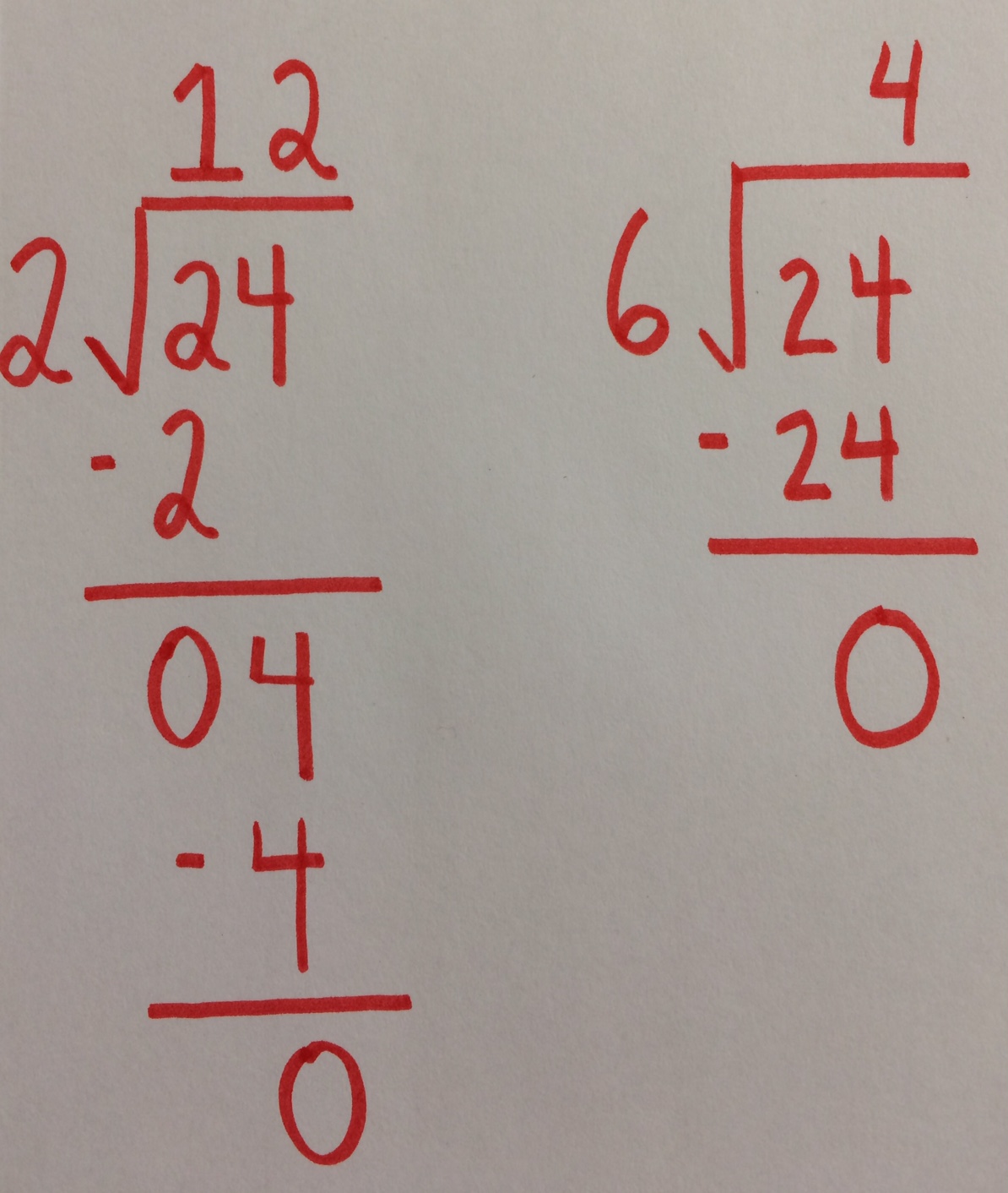 inexact division