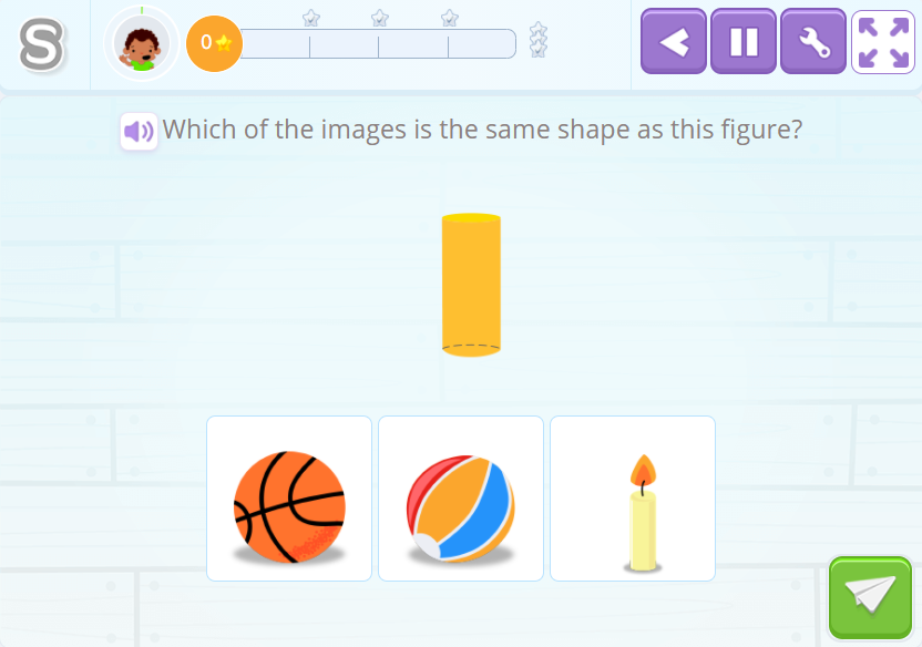 Identifying cylinders in real-life objects. 