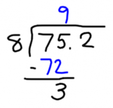 Divide decimals