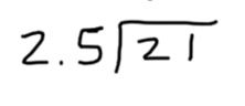 Divide decimals