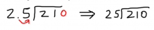 Divide decimals