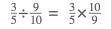 dividing fractions