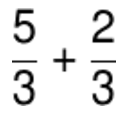 sums of fractions