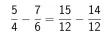 subtract fractions