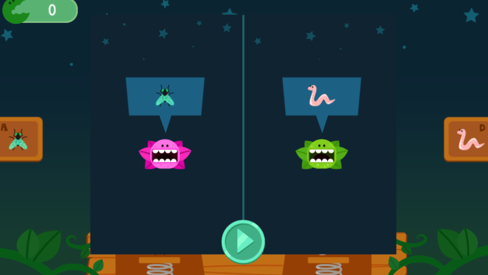 Cognitive flexibility. Feed Me game by Smartick Brain.