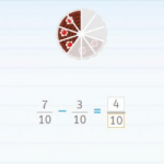 Subtracting Fractions Exercises with Common and Uncommon Denominators