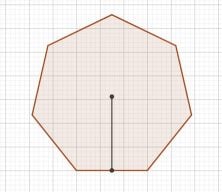How to calculate the area of a regular polygon with more than 4 sides?