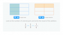 Adding fractions