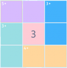 Image of an unsolved 3x3 number puzzle.