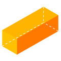 Image of a rectangular prism lying on its side