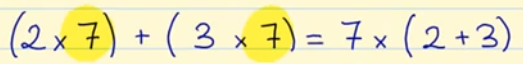 properties of multiplication 5