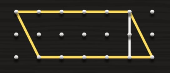 how to calculate the area of a rhomboid