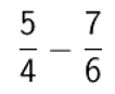 subtract fractions