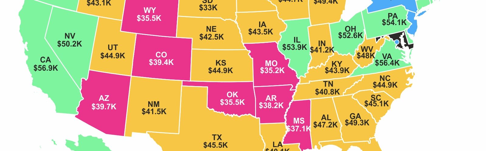 math teachers salaries