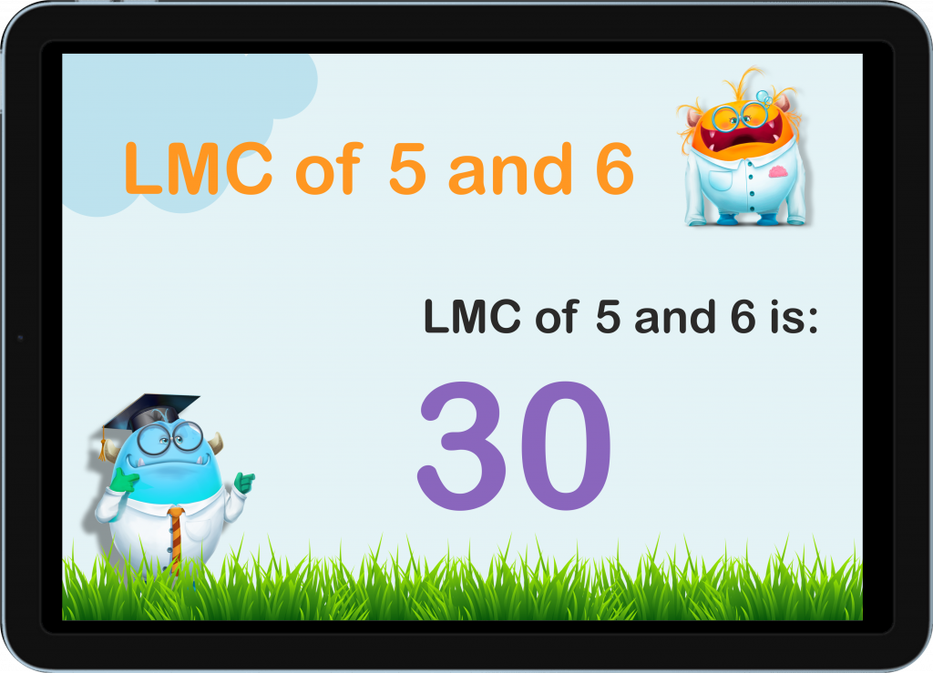 lcm of 5 and 6
