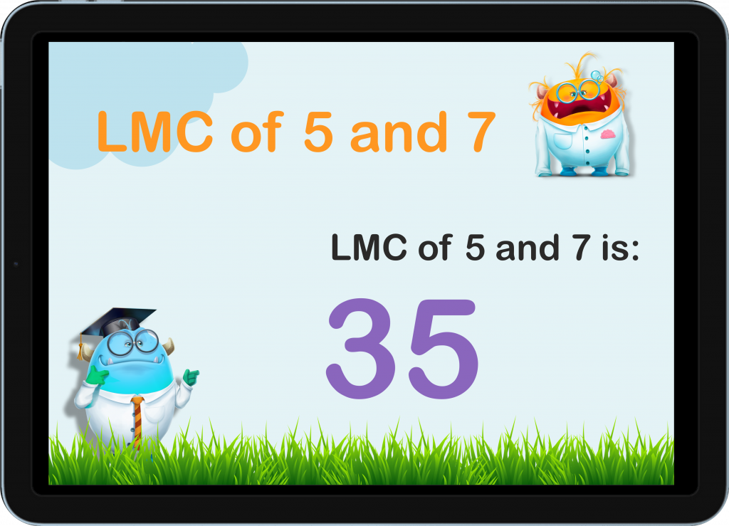 lcm of 5 and 7