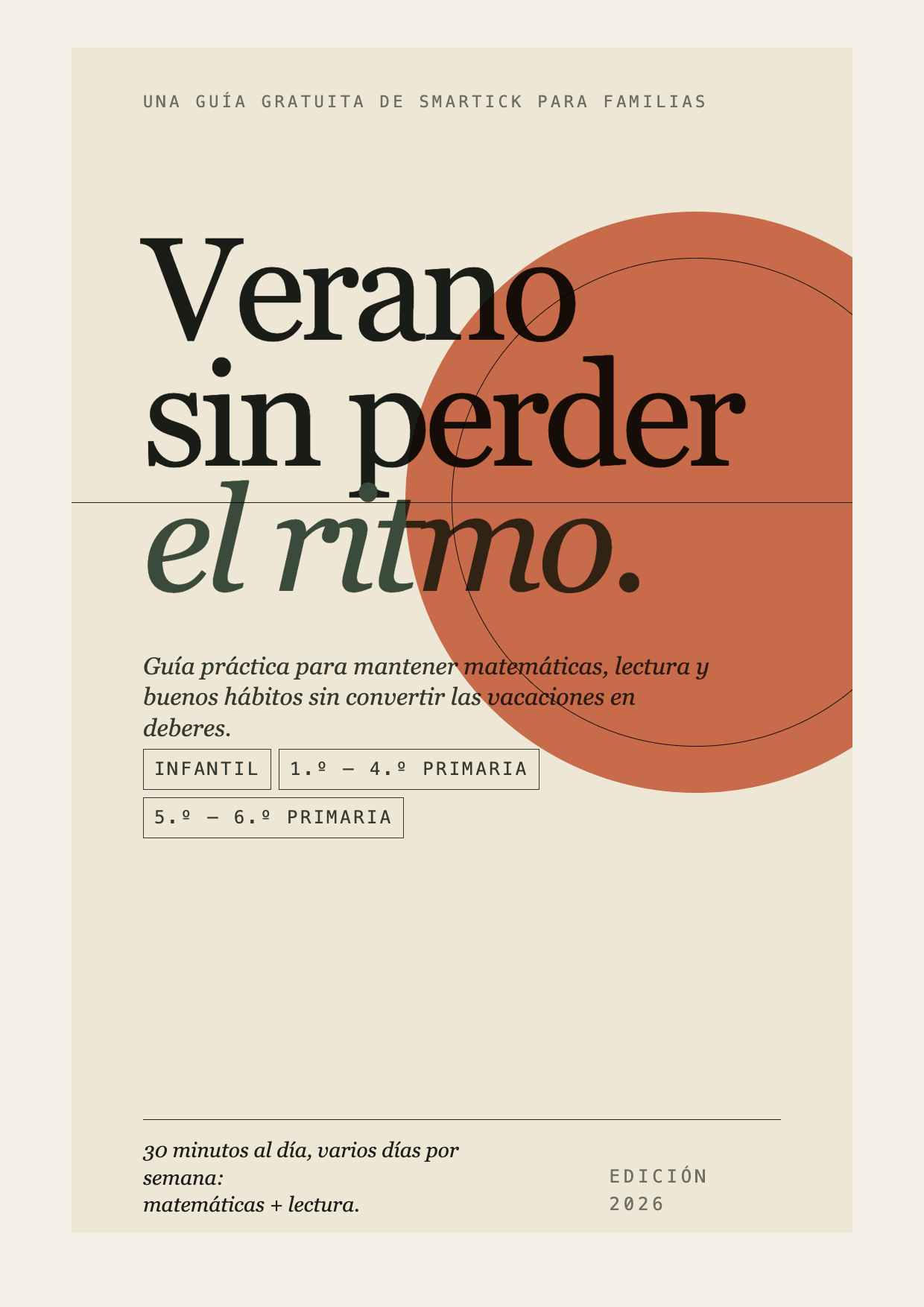 Portada de la guía: Verano sin perder el ritmo